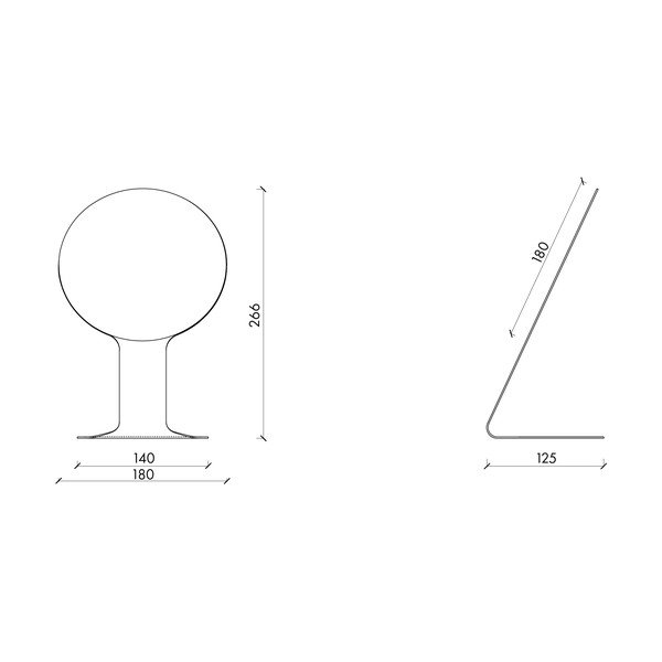 Kosmeetiline peegel 18x26,5 cm Feys - noo.ma-image-3