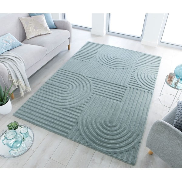 Türkiissinine villane vaip 120x170 cm Zen Garden - Flair Rugs-image-1