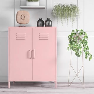 Roosa metallkapp 80x101 cm Cache - Novogratz