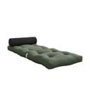Roheline-hall futon madrats 70x200 cm Wrap Olive Green/Dark Grey – Karup Design