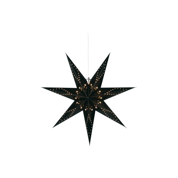Černá svítící hvězda Best Season Star Katabo Black, Ø 100 cm