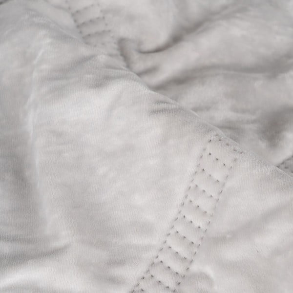 Kreem sametist tepitud voodikate 230x260 cm - Ixia-image-2