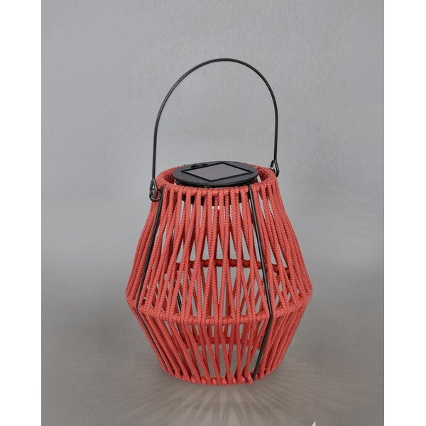 Punane päikeseenergial töötav LED-latern (kõrgus 17 cm) Juny - Yes Everyday-image-1