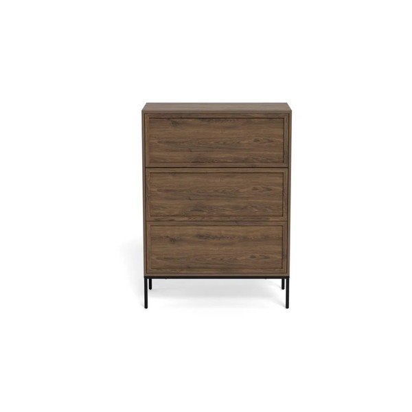Tumeda naturaalse tammepuust kummut 80x110x40 cm Palmdale - Actona-image-2