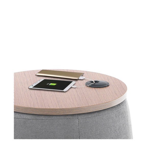 Hall pouf hoiuruumiga , ø 40 cm Barril - Tomasucci-image-3