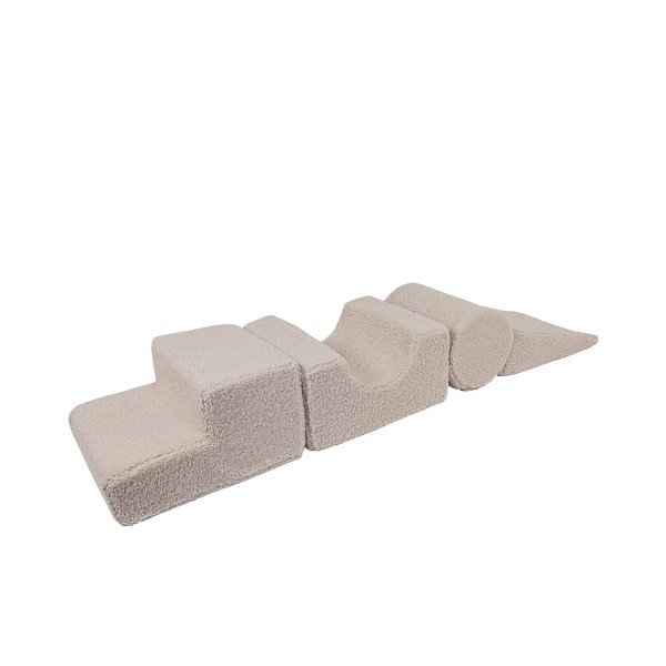 Hall kangast-vahtplastist mänguväljak 45x170x30 cm Montessori - Meowbaby-image-2