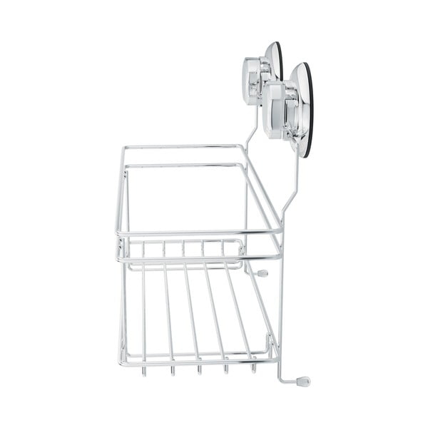 Isekandev metallist hõbedane  vannitoa riiul  Bestlock Bath - Compactor-image-4