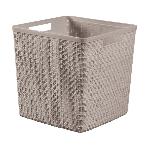 Plastikust hoiukorv 28x28x27 cm Jute - Curver