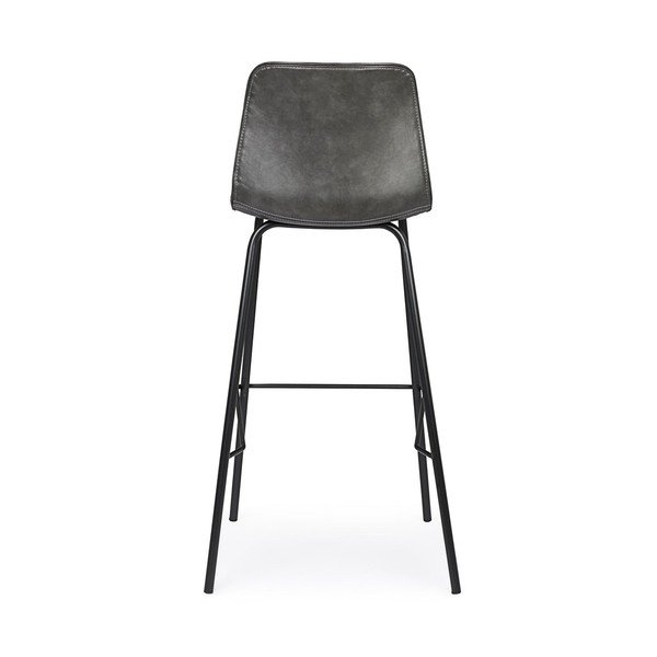 Tumehall polsterdatud baaritool (istme kõrgus 75 cm) Kyra - Bizzotto-image-4