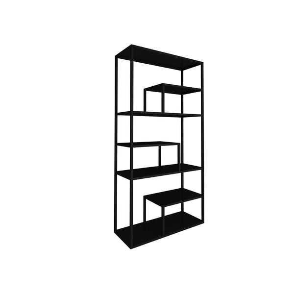 Must metallist raamaturiiul 85x188 cm Lite - Canett-image-2