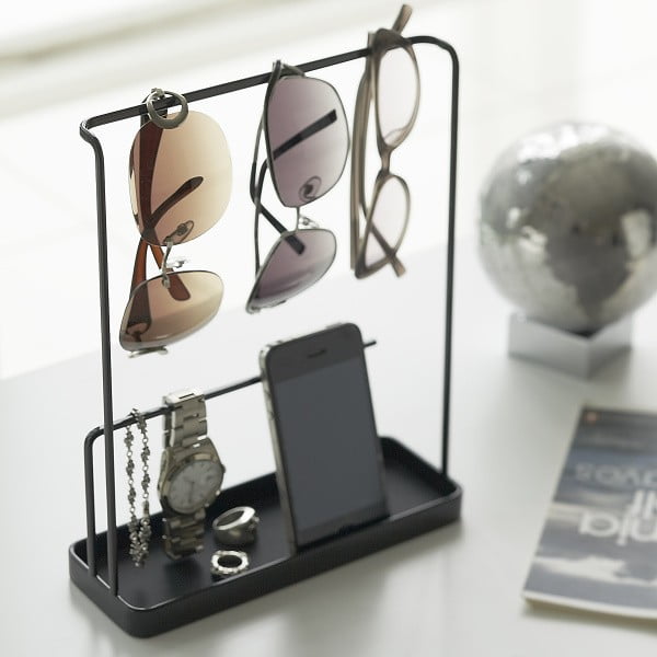 Must statiiv prillide ja ehete jaoks Tower - YAMAZAKI-image-1