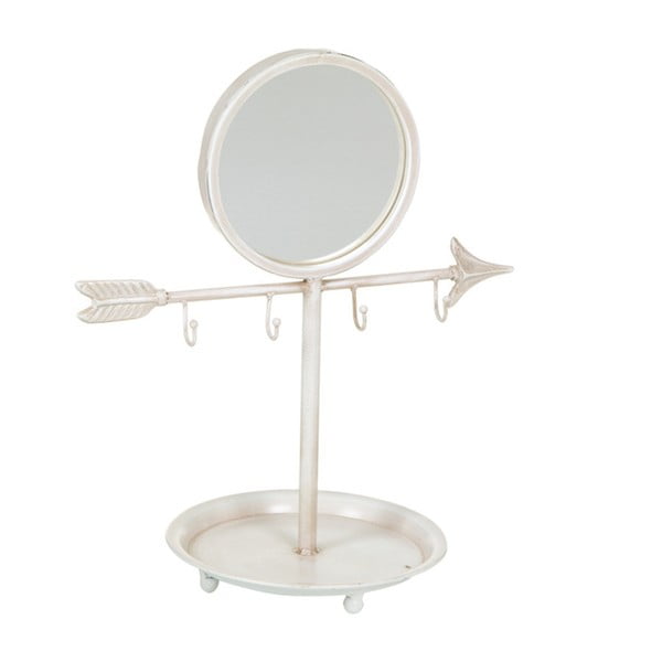 Bílé stolní zrcadlo Santiago Pons Arrow