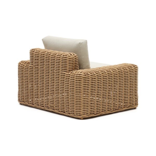 Kreemne kunstlik rotangist aiatool Portlligat - Kave Home-image-3