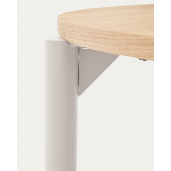 Kokkupandav söögilaud tammedekooriga 90x120 cm Montuiri - Kave Home-image-3