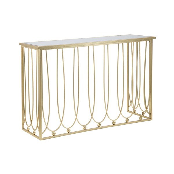 Kuldne konsoollaud 43x120 cm Alesandra - Mauro Ferretti-image-1