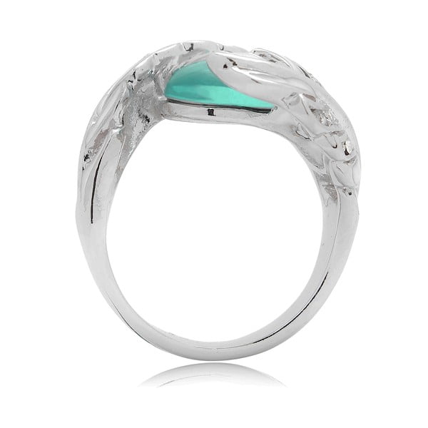 Postříbřený prsten s krystaly Swarovski Saint Francis Crystals Libertad, vel. 56-image-1