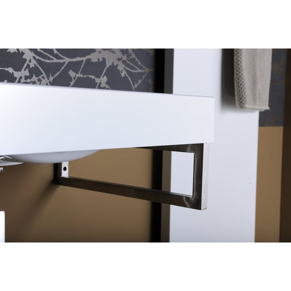 Hõbedane terasest tööpinna tugi  49x4 cm – Sapho-image-1