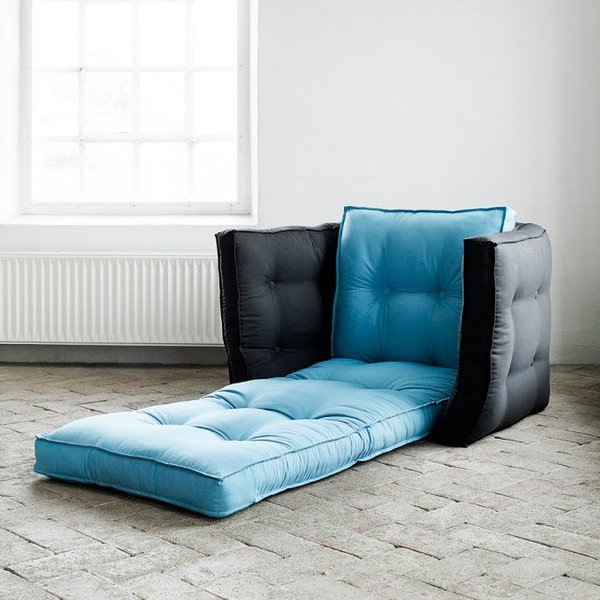 Rozkládací křesílko Karup Dice Horizon Blue/Gray-image-2