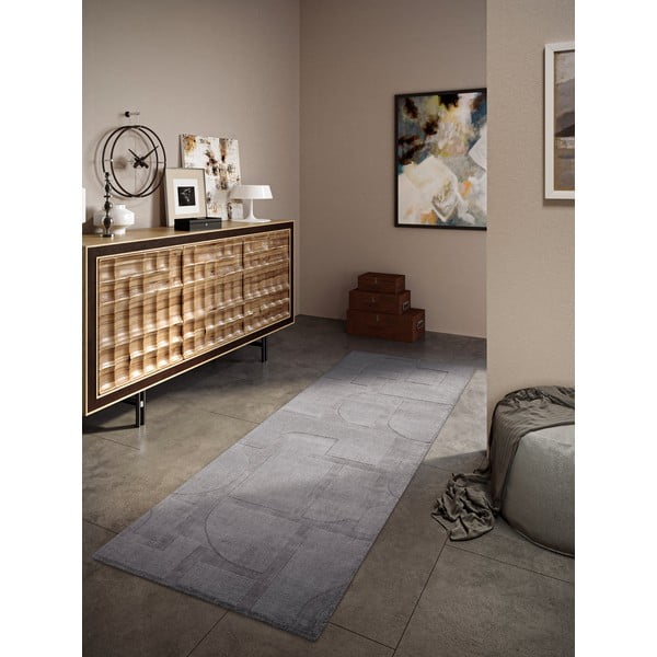 Hall käsitsi kootud villane koridorivaip 80x250 cm Alexis - Villeroy&Boch-image-1