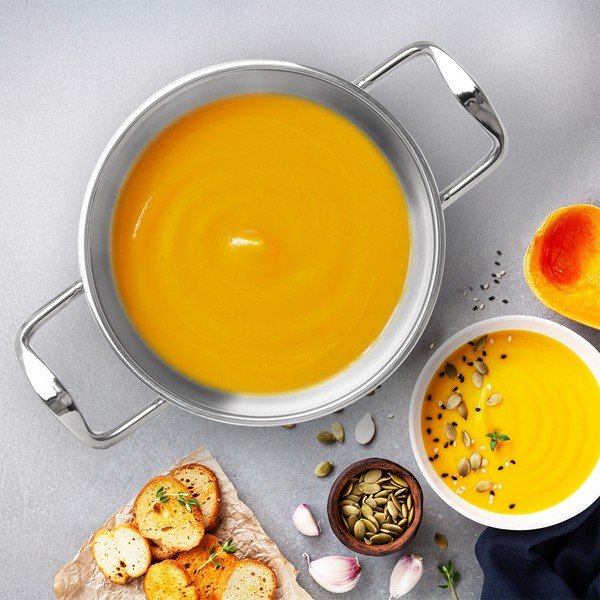 Roostevabast terasest kastrul koos kaanega 3 l Venice - Orion-image-1