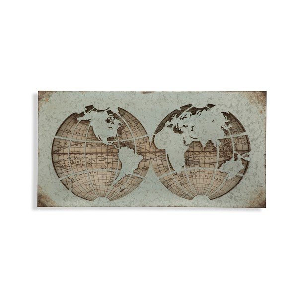 Nástěnná dekorace Mauro Ferretti World, 112 x 57 cm