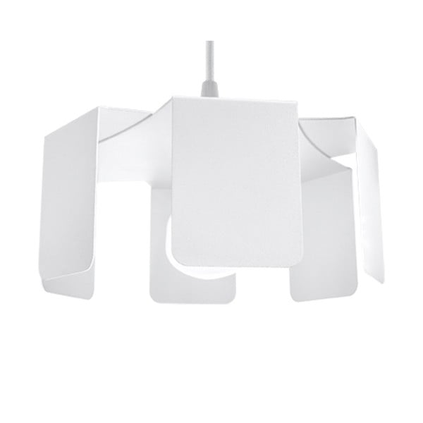 Valge rippvalgusti metallist varjuga ø 24 cm Rossario - Sollux-image-2