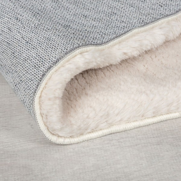 Kreem sünteetiline karusnahk vaip 160x230 cm Faroe Wool Look Fur - Flair Rugs-image-2