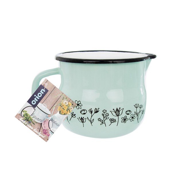 Mündiroheline emailkannu Meadow, 1,2 l Belly - Orion-image-2