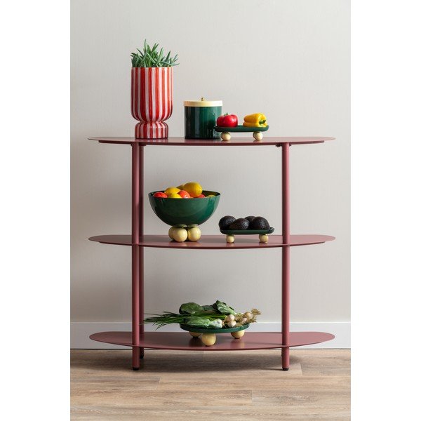 Punane klaasist vaas (kõrgus 26 cm) Rayado Retro - PT LIVING-image-2