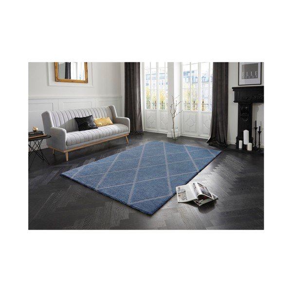 Modro-šedý koberec Elle Decoration Maniac Lunel, 160 x 230 cm-image-2