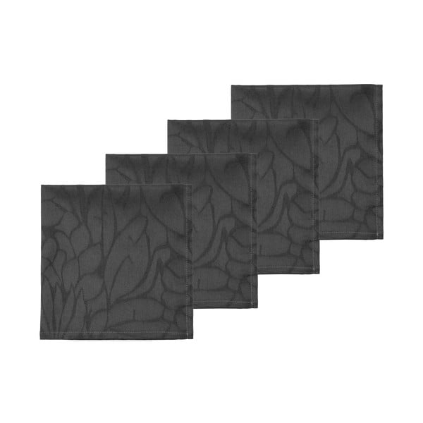 Tekstiilist salvrätikud 4 tk komplektis Abstract leaves - Södahl