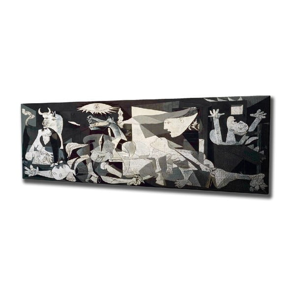 Nástěnná reprodukce na plátně Pablo Picasso Guernica, 80 x 30 cm