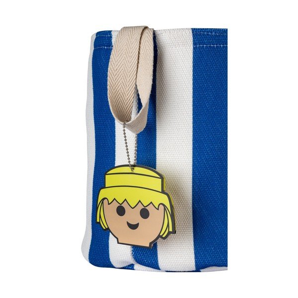 Sinisest riidest mänguasjakorv ø 30x28 cm Stripes - Playmobil-image-3