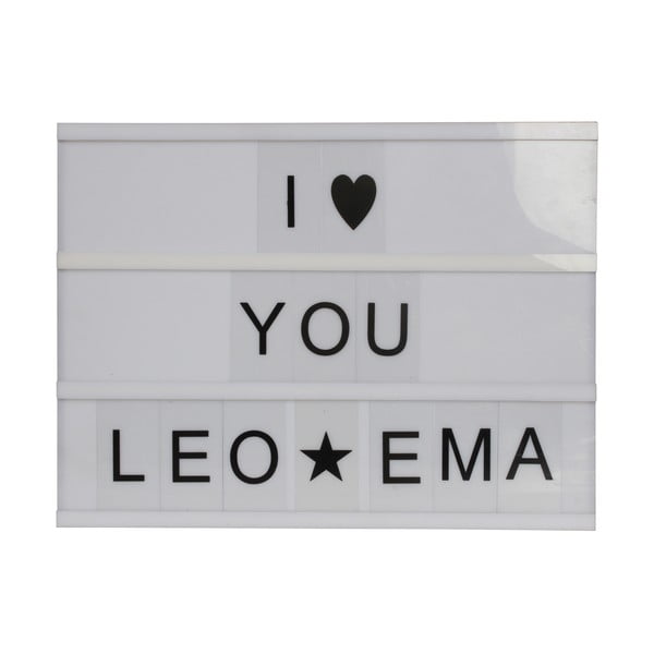 Světelný box s 95 znaky Opjet Boite 30x22,6cm-image-2