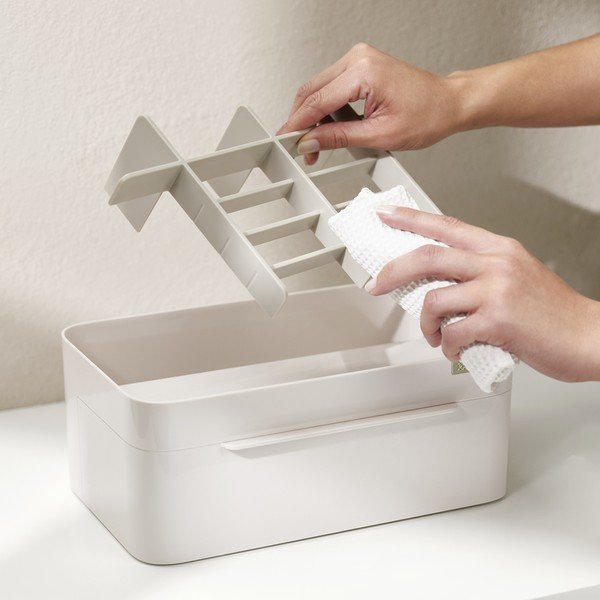 Beež plastikust kosmeetika organisaator Viva - Joseph Joseph-image-1