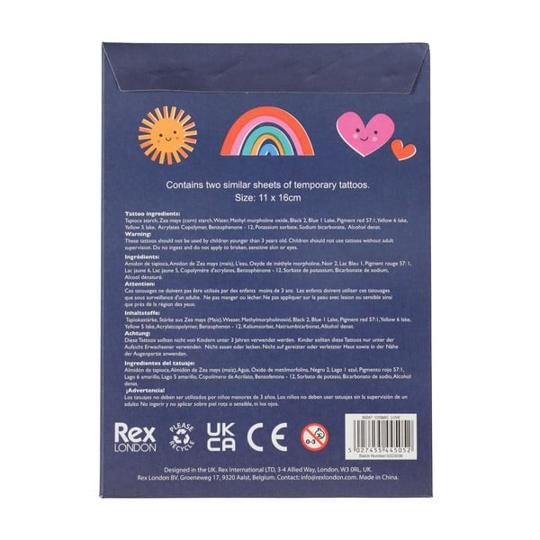 Laste tatoveeringud Cosmic Love – Rex London-image-3