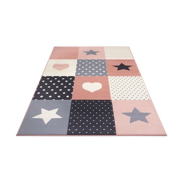 Roosa laste vaip 220x160 cm Pretty Patchwork - Hanse Home-image-2