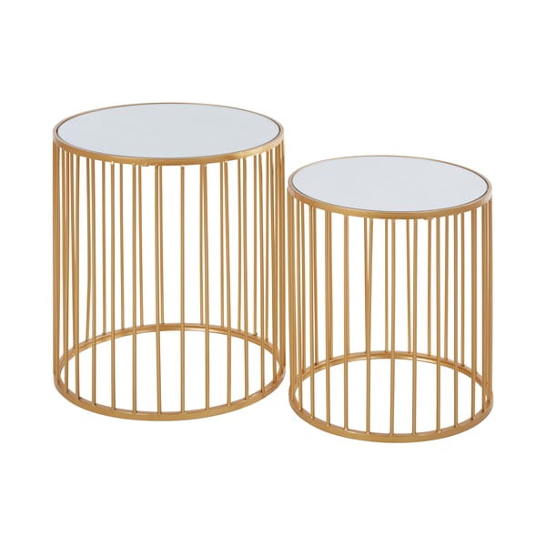 Ümmarguste klaaspinnaga laudade komplekt 2 tk Avantis - Premier Housewares-image-1