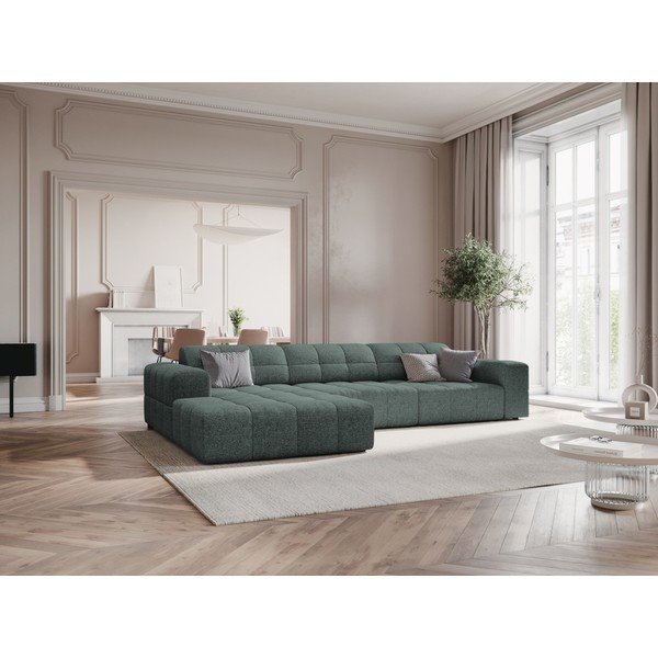 Türkiissinine nurgadiivan (vasak nurk) Chicago - Cosmopolitan Design-image-1