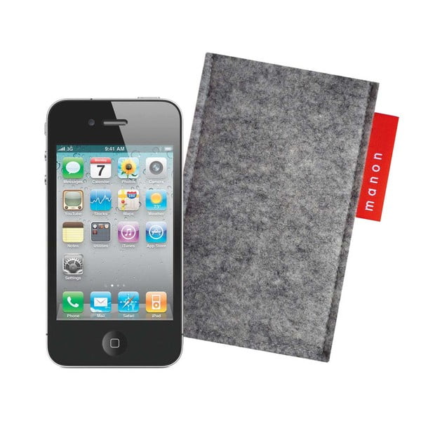 Plstěný obal na iPhone 4/4S, marble grey