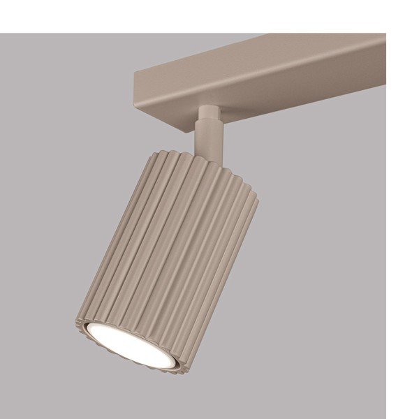 Taupepruun metallist kohtvalgusti 6,5x30 cm Gleam - Sollux-image-3