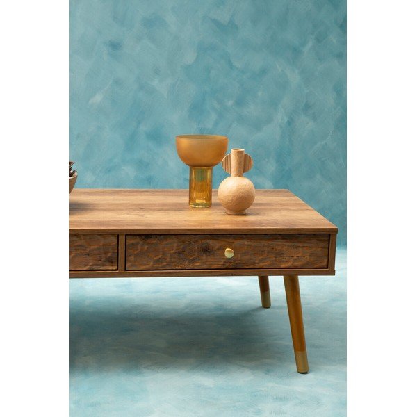 Tume naturaalses värvitoonis kohvilaud 59x110 cm Frida - Premier Housewares-image-3