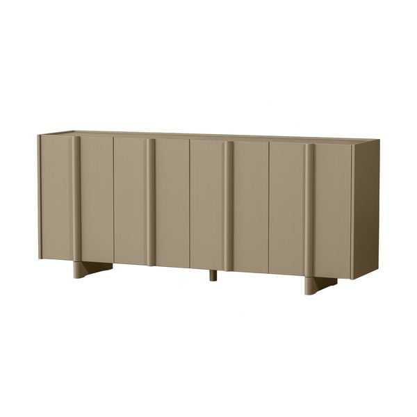 Beež madal kapp männipuidust 200x85 cm Basu - WOOOD-image-3