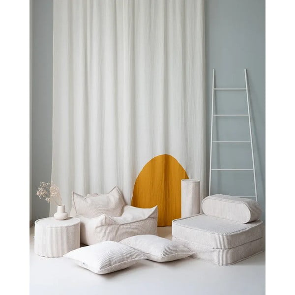 Kreem velvetist laste diivanipadi Roll - Wigiwama-image-2
