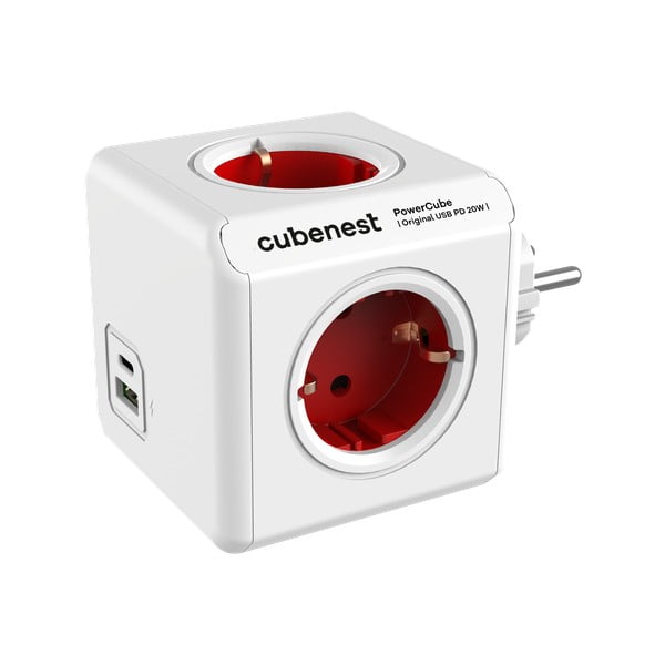 Pistikupesa PowerCube Original USB Schuko - Cubenest