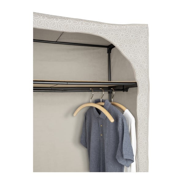 Beež kangast riidekapp 90x160 cm Balance – Wenko-image-1