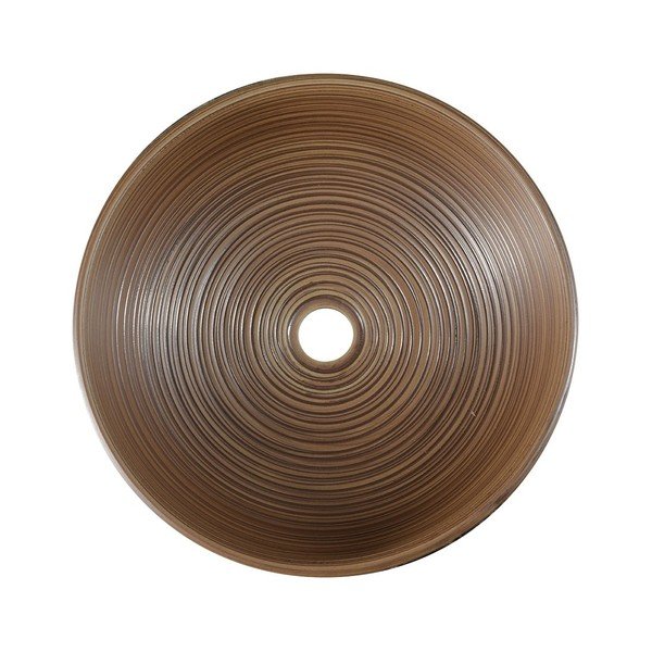 Pruun keraamiline ümmargune valamu ø 41 cm Priori - Sapho-image-2