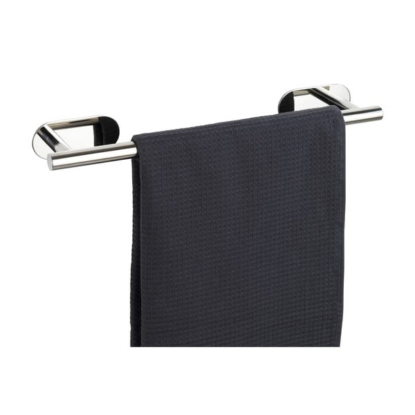 Läikiv Turbo-Loc® roostevabast terasest seinale paigaldatav rätikuhoidja Orea - Wenko-image-1