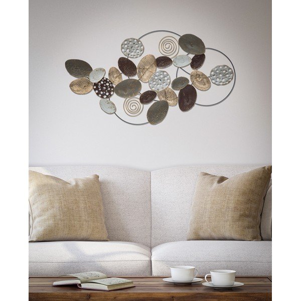 Metallist rippdekoratsioon Mauro Ferretti , 87,5 x 48 cm Circly - Mauro Ferretti-image-1