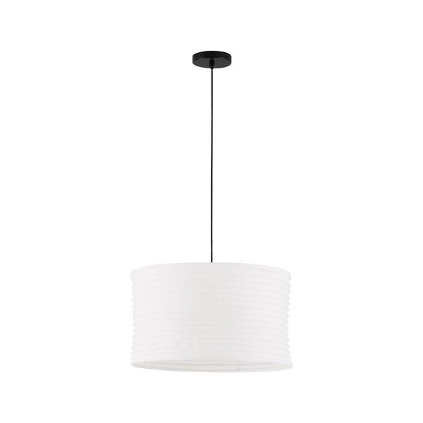 Valge linane ripplamp ø 50 cm Linnet - Nova Luce